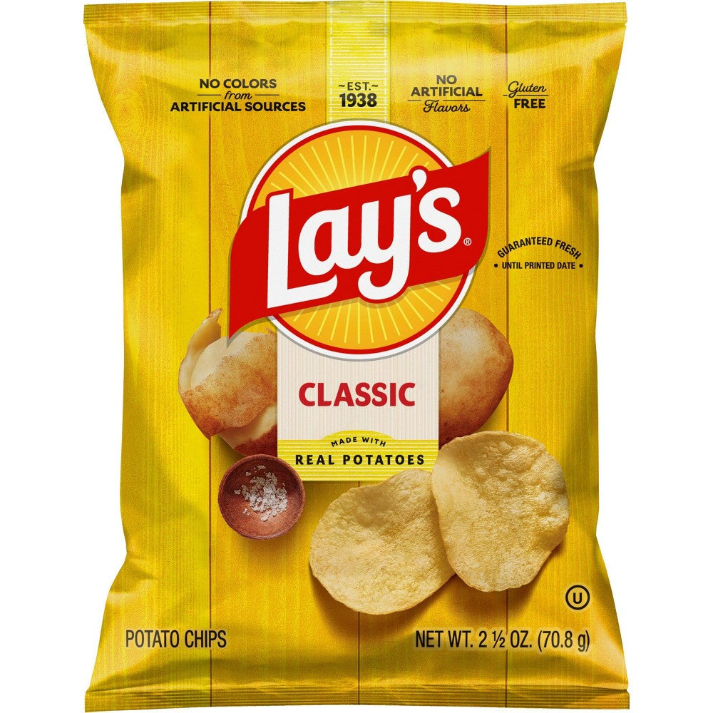 Lay's Classic Potato Chips - 2.5oz
