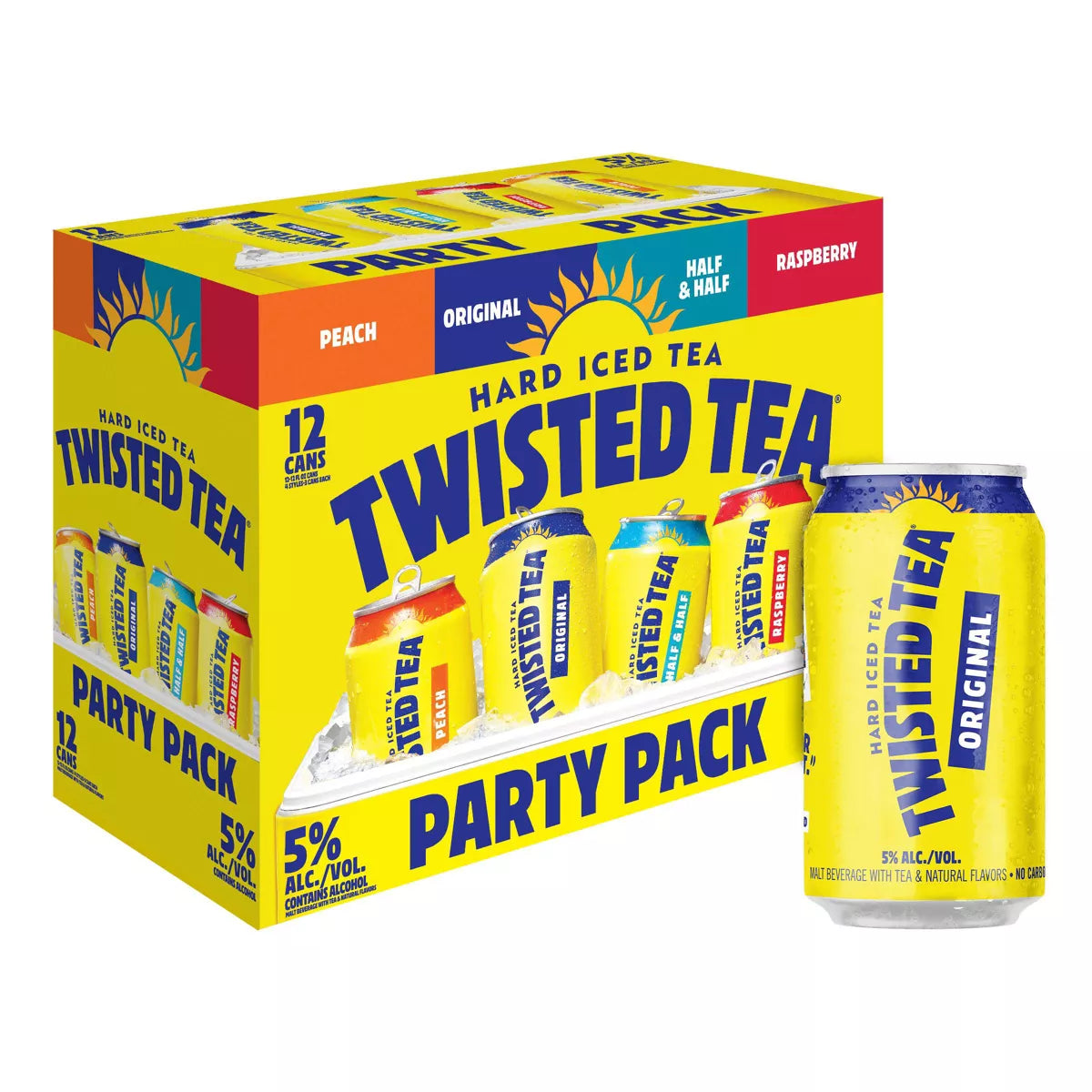 Twisted Tea Hard Iced Tea Party Pack - 12pk/12 fl oz Cans