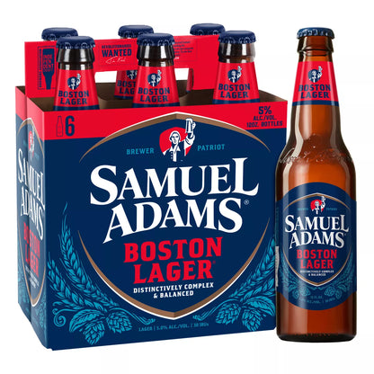 Samuel Adams Boston Lager Beer - 6pk/12 fl oz Bottles