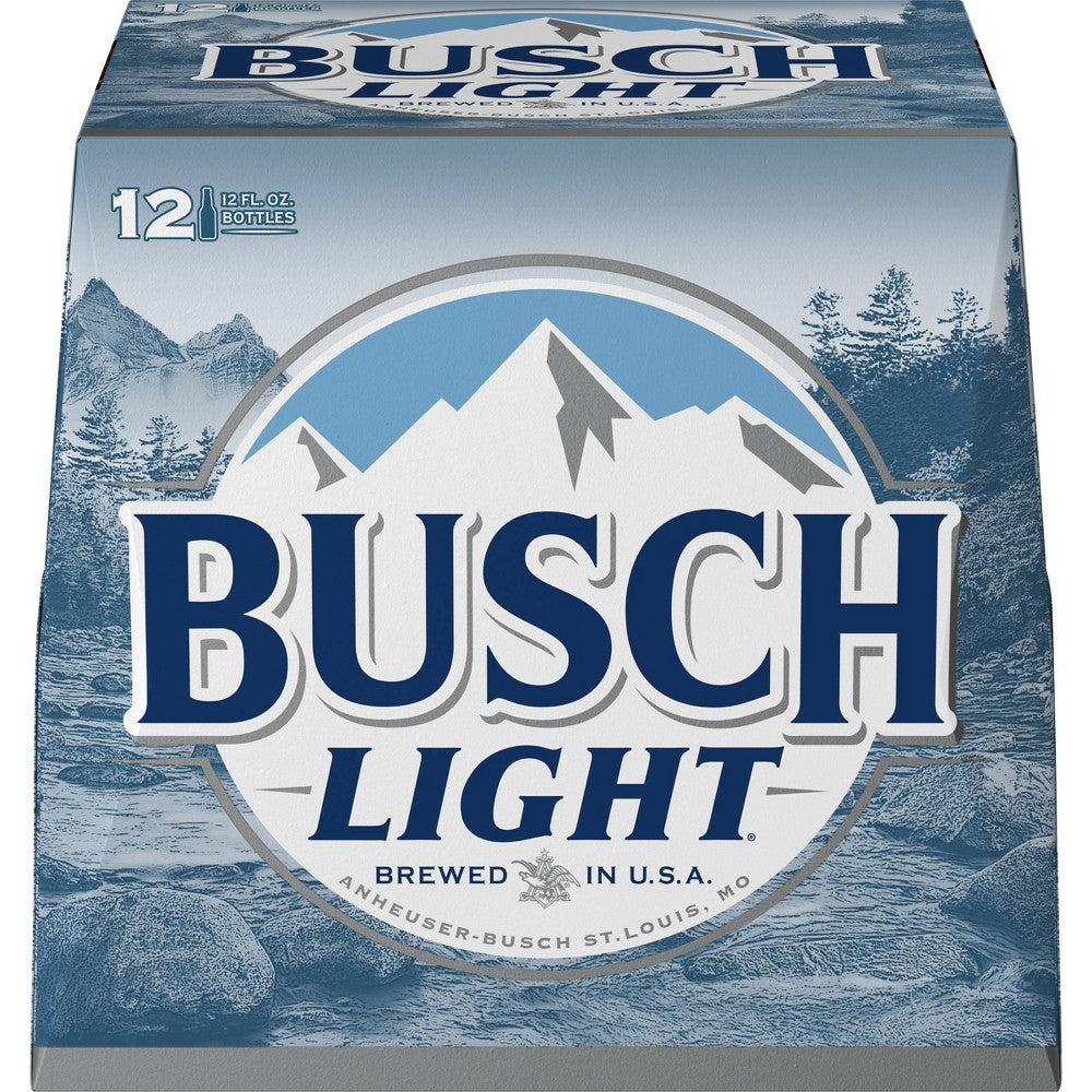 Busch Light Beer - 12p/12 fl oz Bottles