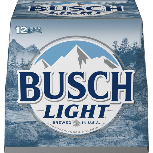 Busch Light Beer - 12p/12 fl oz Bottles
