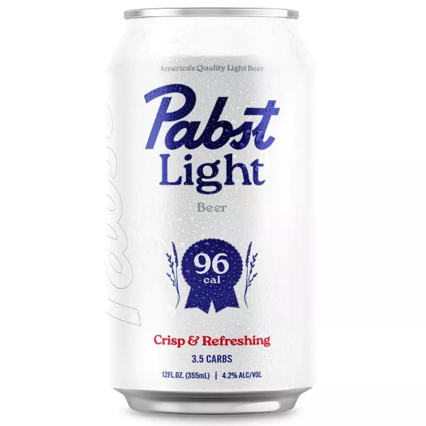Pabst Light Beer - 30pk/360 fl oz Cans