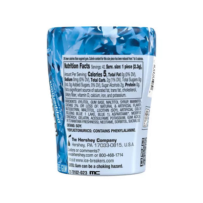 Ice Breakers Ice Cubes Peppermint Sugar Free Gum - 40ct