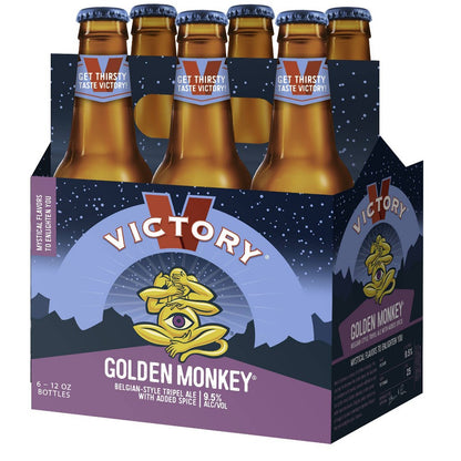 Victory Golden Monkey beer, 6 pack, 12 fl oz Bottle