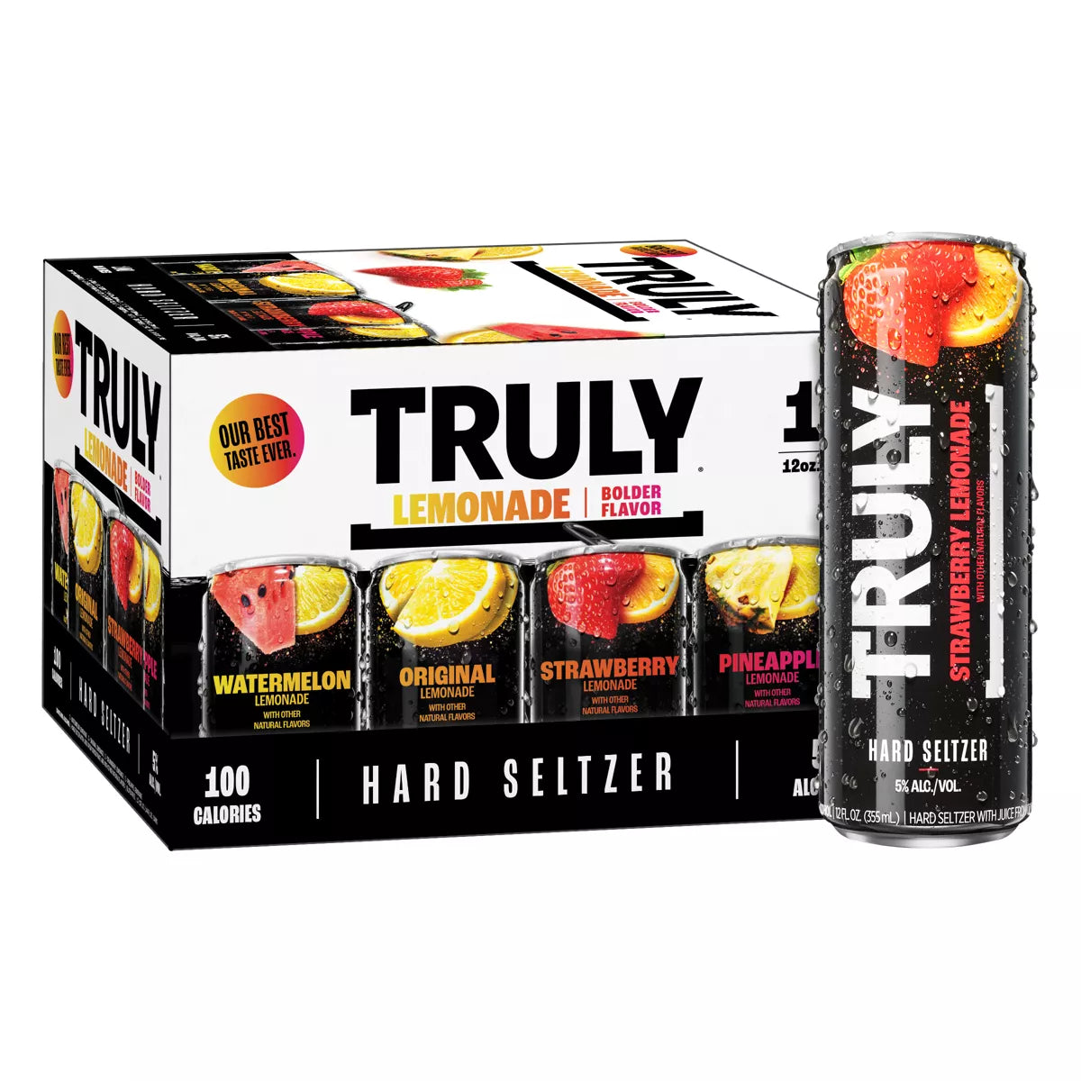 Truly Hard Seltzer Lemonade Mix Pack - 12pk/12 fl oz Slim Cans