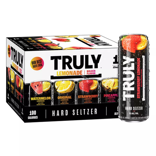 Truly Hard Seltzer Lemonade Mix Pack - 12pk/12 fl oz Slim Cans