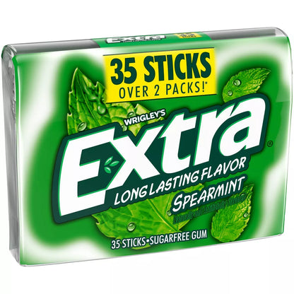 Extra Sugar-Free Spearmint Sugar Free Chewing Gum - 35ct