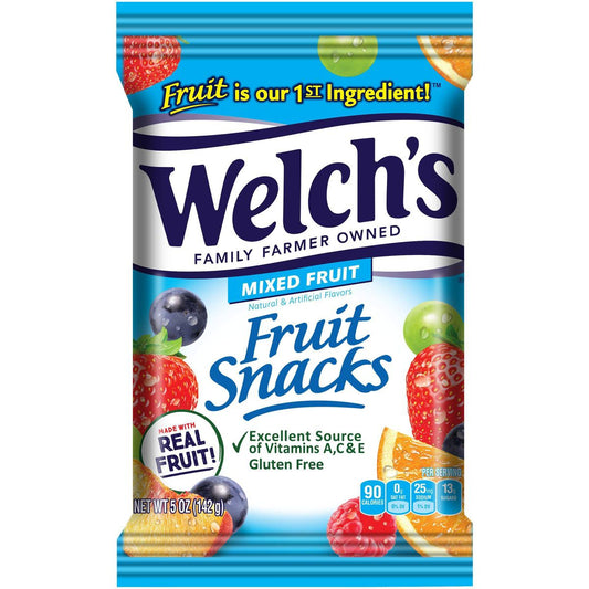 Welchs Fruit Snack Mixed 5 Oz