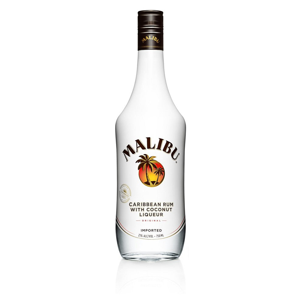 Malibu Rum Caribbean Original Coconut Rum 750ml Bottle