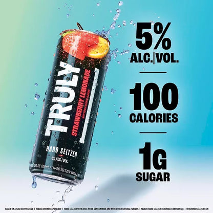 Truly Hard Seltzer Lemonade Mix Pack - 12pk/12 fl oz Slim Cans