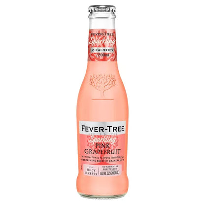 Fever-Tree Sparkling Pink Grapefruit Bottles - 4pk/200ml