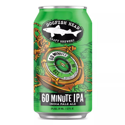 Dogfish Head 60 Minute IPA Beer - 6pk/12 fl oz Cans