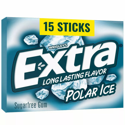 Extra Polar Ice Sugar-Free Mint Chewing Gum - 15ct