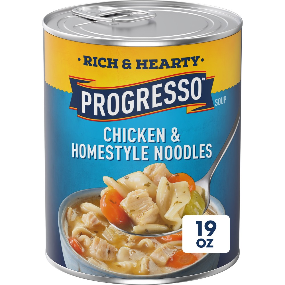 Progresso Rich & Hearty Chicken & Homestyle Noodles Soup