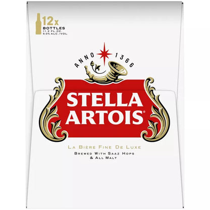 Stella Artois Premium Lager Beer - 12pk/11.2 fl oz Bottles