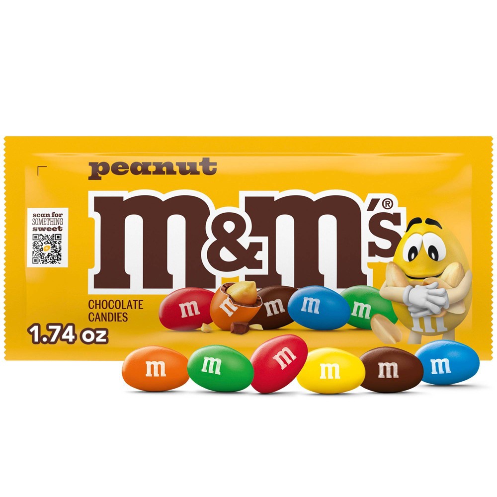 M&M'S, CHOCOLATE CANDIES, PEANUT, PEANUT