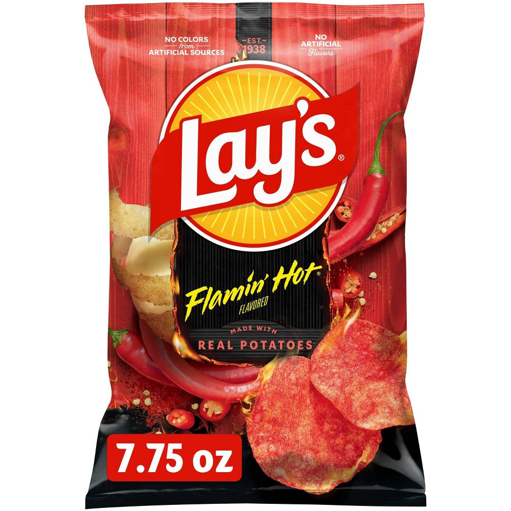 Lay's Flamin' Hot Flavored Potato Chips - 7.75oz