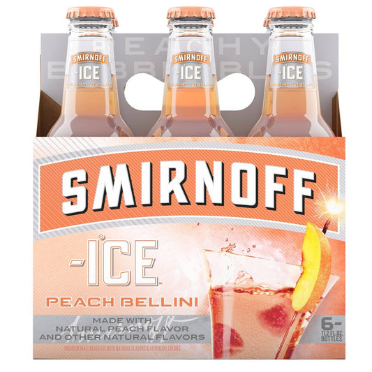 Smirnoff Ice Peach Bellini - 6pk/11.2 fl oz Bottles