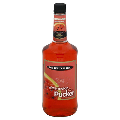 DeKuyper Sour Apple Pucker Liqueur - 1L Bottle