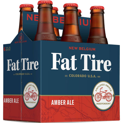 New Belgium Fat Tire Amber Ale 6PK 12oz Bottles