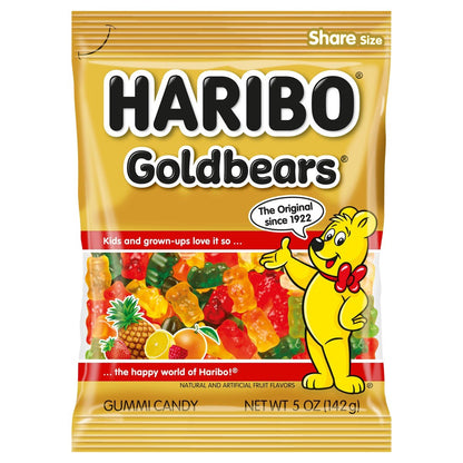 HARIBO, GOLD-BEARS, GUMMI CANDY, ORIGINAL