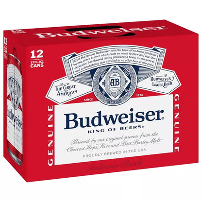 Budweiser American Lager Beer - 12pk/12 fl oz Cans