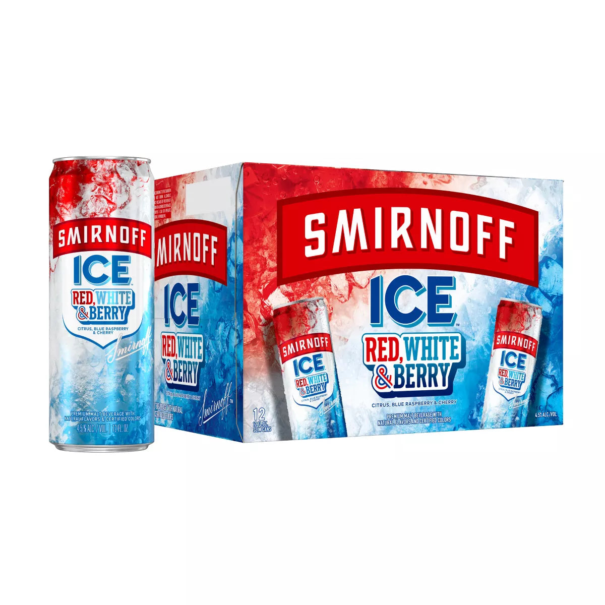 Smirnoff ICE Red White & Berry - 12pk/12 fl oz Cans