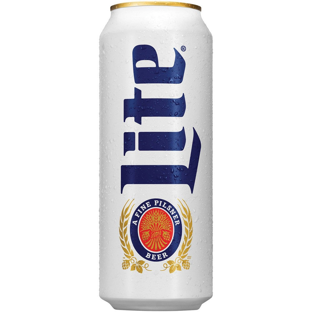 Miller Lite Beer- 24 fl oz Can