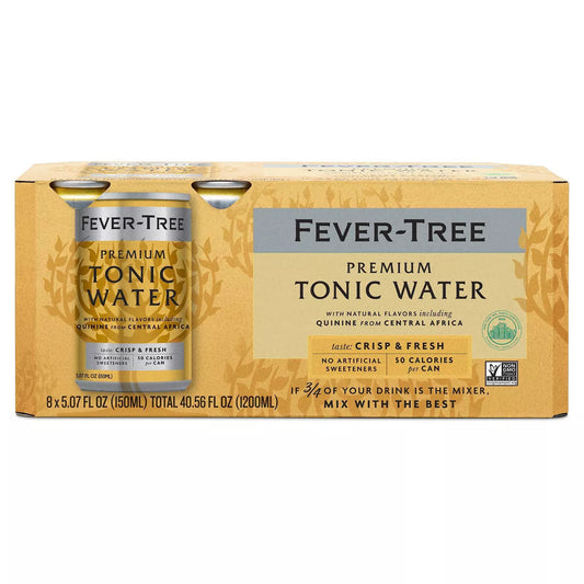 Fever-Tree Premium Indian Tonic Water - 8pk/150ml Cans