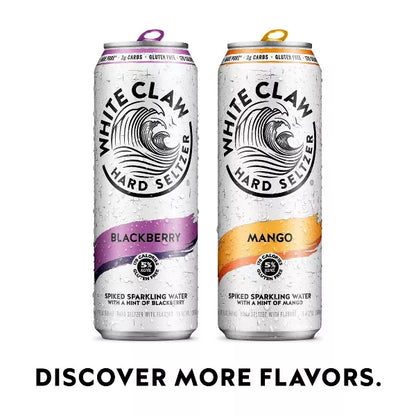 White Claw Black Cherry Hard Seltzer - 19.2 fl oz Can
