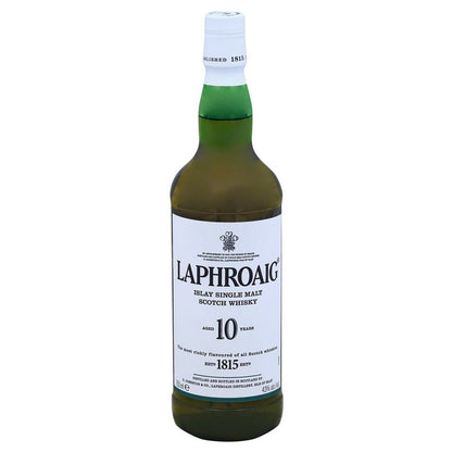 Laphroaig 10 Year Islay Single Malt Scotch Whisky, 750 mL