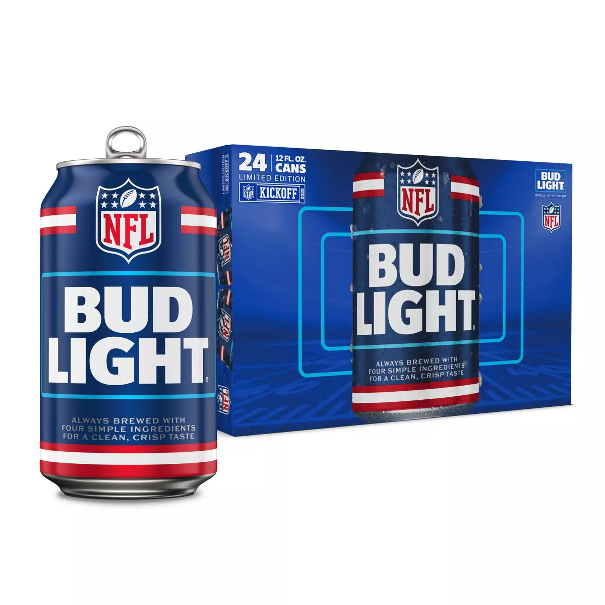 Bud Light American Lager Beer - 24pk/12 fl oz Cans