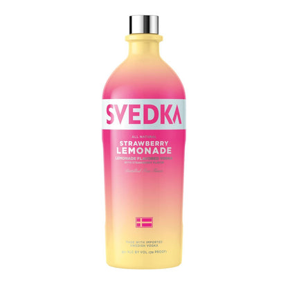 SVEDKA Strawberry Lemonade Flavored Vodka, 1.75 L Bottle, 70 Proof