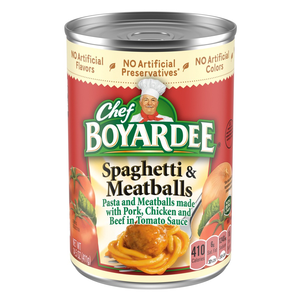 CHEF BOYARDEE Spaghetti And Meatballs, 14.5 OZ