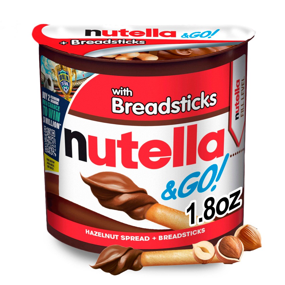 HAZELNUT SPREAD + BREADSTICKS