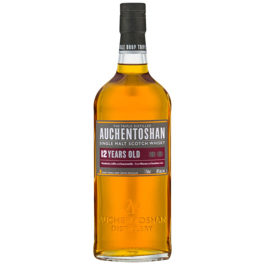 Auchentoshan Single Malt 12 Year Old Scotch Whiskey - 750ml Bottle