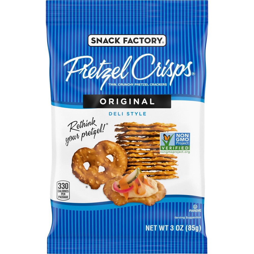 DELI STYLE THIN, CRUNCHY PRETZEL CRACKERS