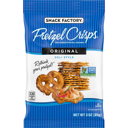 DELI STYLE THIN, CRUNCHY PRETZEL CRACKERS