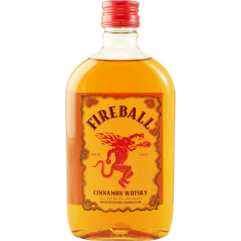 Fireball Cinnamon Whiskey, 375 mL
