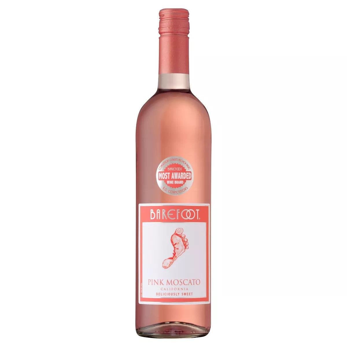 Barefoot Pink Moscato 750ml