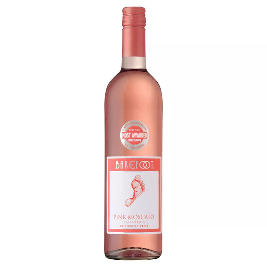 Barefoot Pink Moscato 750ml