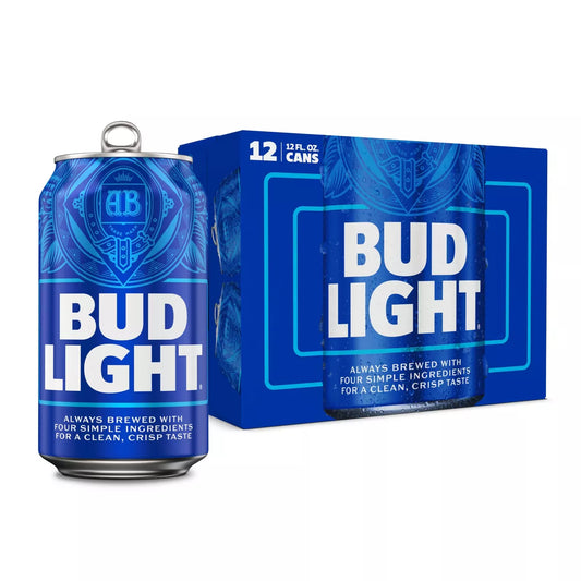 Bud Light American Lager Beer - 12pk/12 fl oz Cans