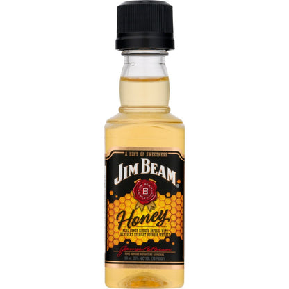 Jim Beam Honey Bourbon Whiskey, 50 mL