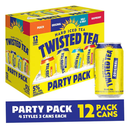 Twisted Tea Hard Iced Tea Party Pack - 12pk/12 fl oz Cans