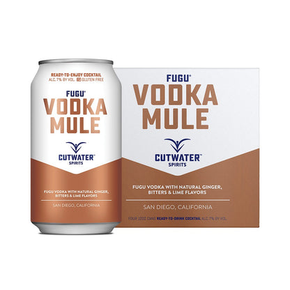 Cutwater Spirits Vodka Mule  4 pack 12 fl. oz. Aluminum Cans  7% ABV