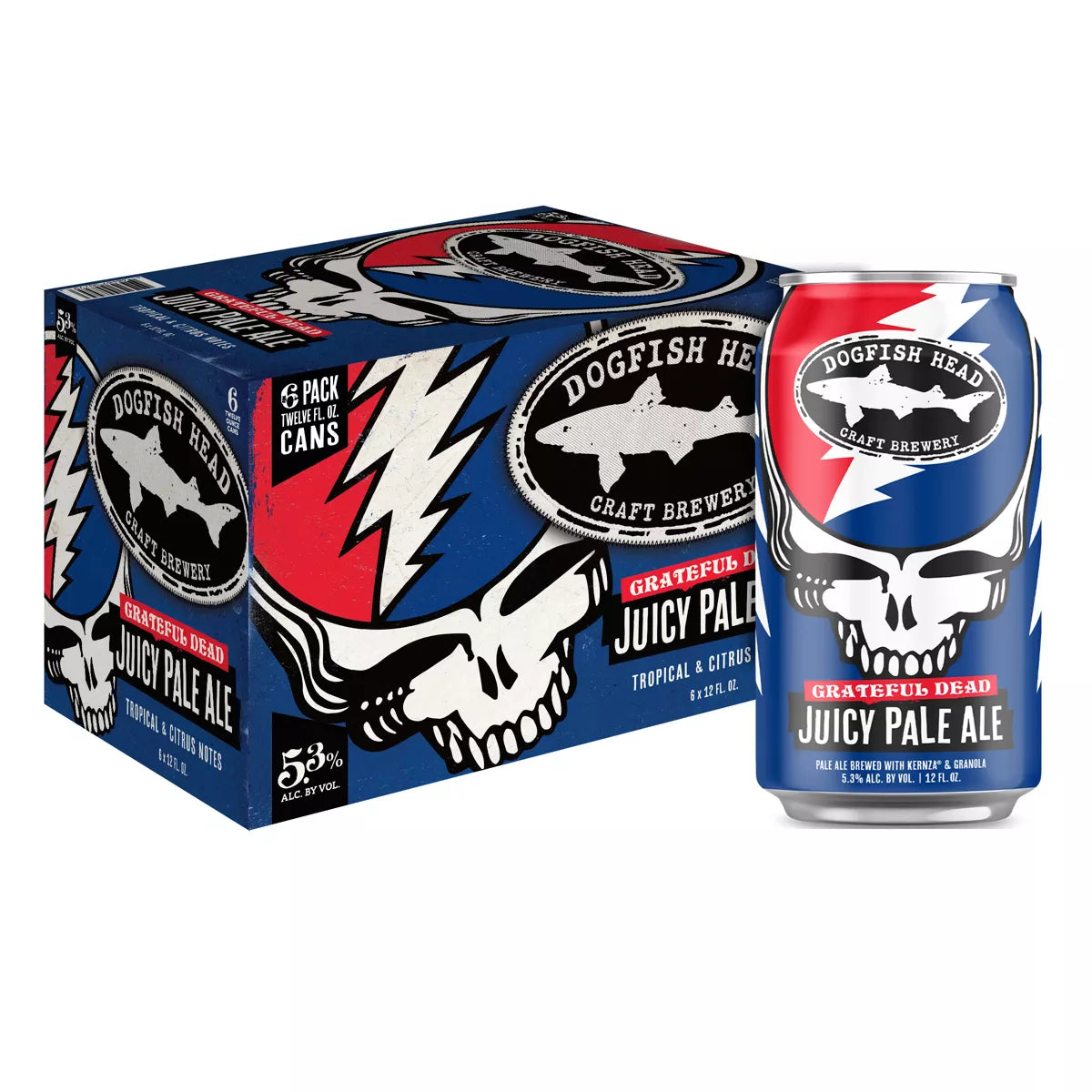 Dogfish Head Juicy Pale Ale Beer - 6pk/12 fl oz Cans