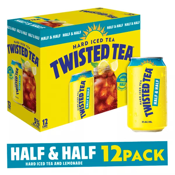 Twisted Tea Half and Half Hard Iced Tea - 12pk/12 fl oz Cans