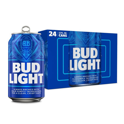 Bud Light American Lager Beer - 24pk/12 fl oz Cans