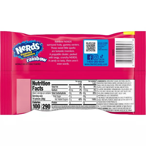 Nerds Gummy Clusters Candy - 3oz