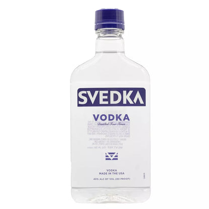SVEDKA Vodka, 375 mL Plastic Bottle, 80 Proof